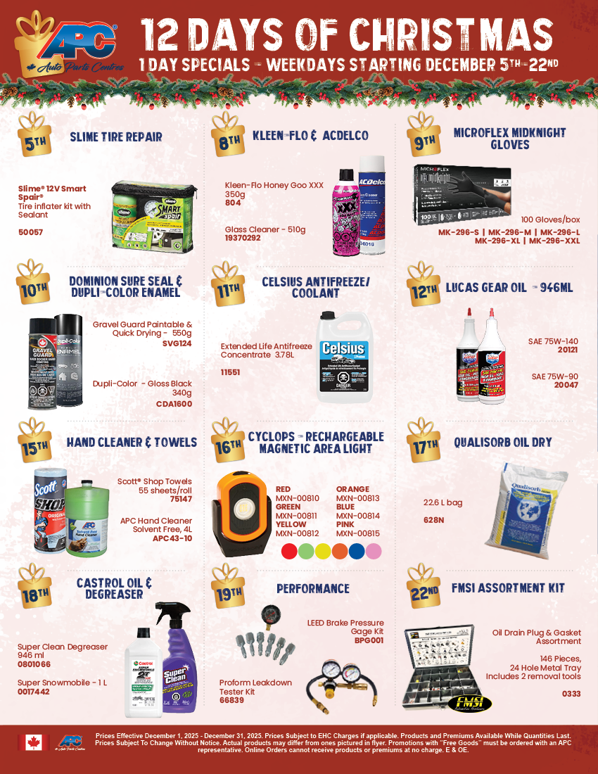 APC 12 days Of Christmas