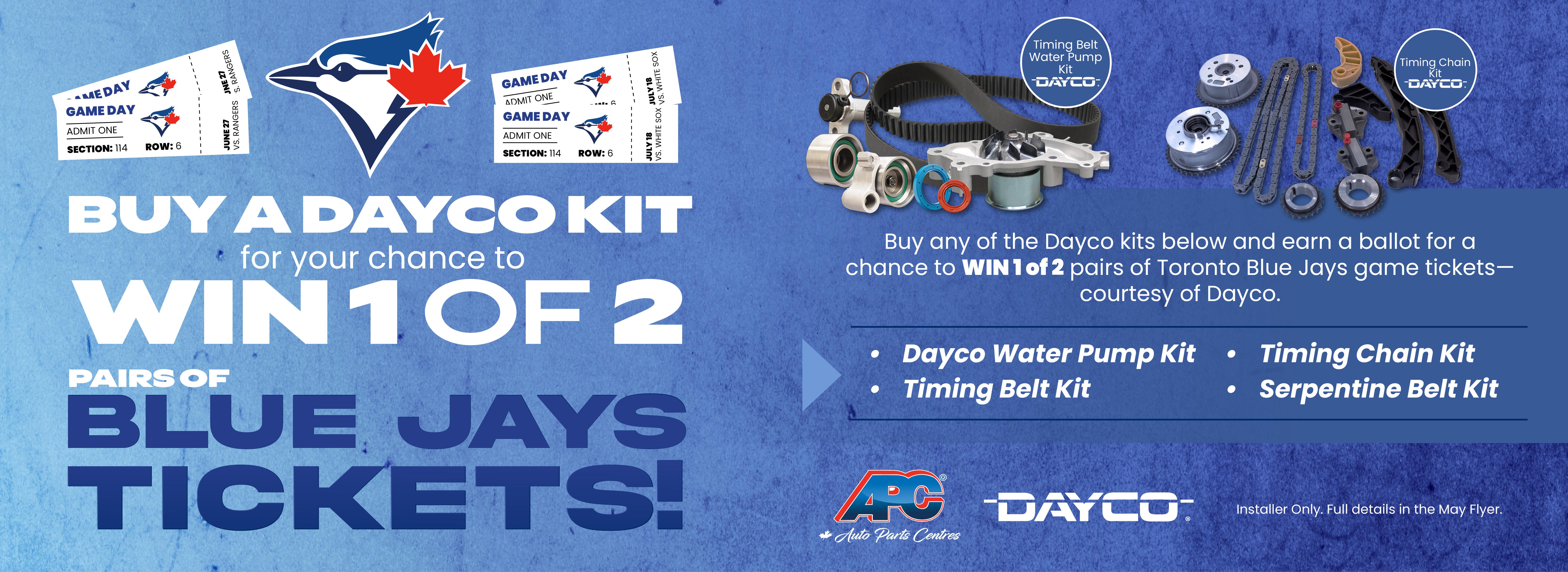 Dayco Blue Jays Promo